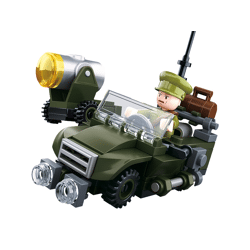 Sluban M38-B0678B - Army WWII - Alliierten Geländewagen