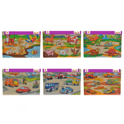 Eichhorn Steckpuzzle, 6-sort