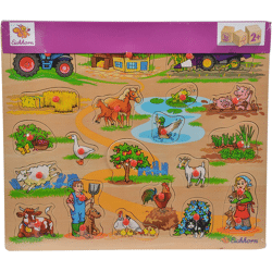 Eichhorn Steckpuzzle, 3-sort.