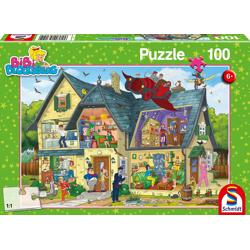 Bibi Blocksberg - Bei Blocksbergs ist was los!, 100 Teile Puzzle