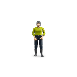 Bruder 60405 - Frau mit hellem Hauttyp und dunkelblauer Hose