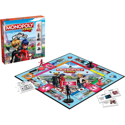 Winning Moves 45601 - Monopoly Junior: Miraculous - Brettspiel