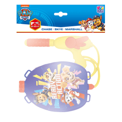 Happy People 16319 - Paw Patrol Wasserpistole, Tank als Rucksack