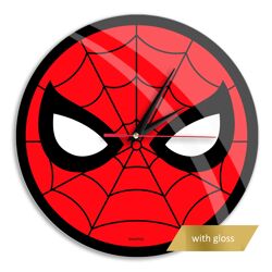 Wall Clock with gloss - Spider Man 002 Marvel Red