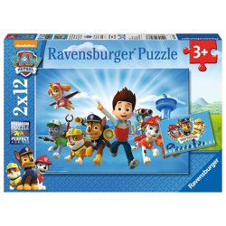 Ryder und die Paw Patrol - Puzzle 2x12 Teile