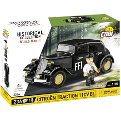 Cobi 2266 - Konstruktionsspielzeug - 236 PCS HC WWII 1938 CITROEN TRACTION 11C