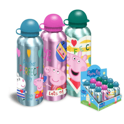 Peppa Pig - Aluminium Trinkflaschen Sortiment, 500ml
