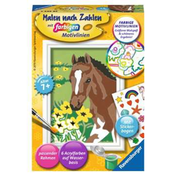 Fohlen - Malen nach Zahlen