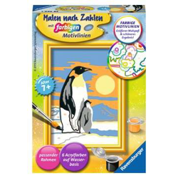 Süße Pinguine - Malen nach Zahlen