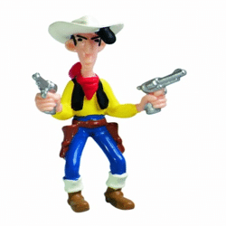 Plastoy 63101 - Lucky Luke mit 2 Pistolen