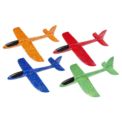 Flugzeuggleiter 47cm 4-fach sortiert Giant Flyer Glider Plane