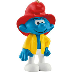 Schleich 20833 - Spielfigur, Schlumpf Feuerwehr