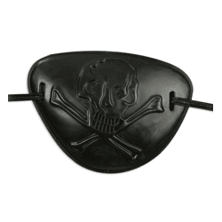 Augenklappe schwarz - Adult