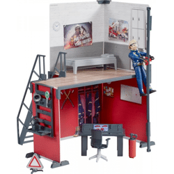 Bruder 62702 - bworld Feuerwehrstation mit Feuerwehrmann
