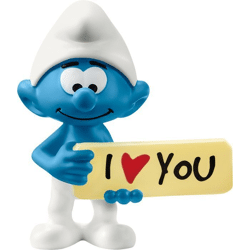 Schleich 20823 - Schlumpf mit Schild Spielfigur