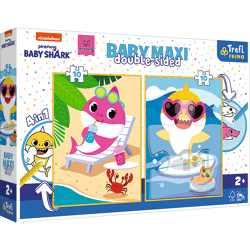Baby Shark - Primo Baby MAXI Puzzle + Malvorlage 2x10 Teile