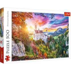 Blick auf Neuschwanstein, Deutschland - Puzzle 500 Teile