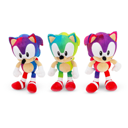 Sonic Rainbow - plush - 3 assorted - 20 / 28 cm