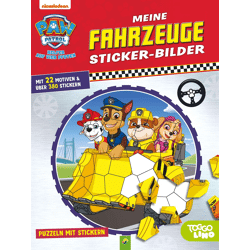 Paw Patrol - Meine Fahrzeugsticker-Bilder