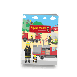 FEUERWEHR - kleines Mal- und Rätselheft