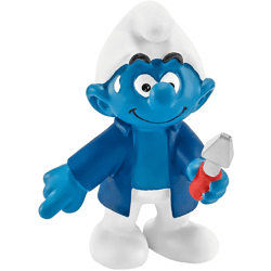 Schleich 20768 - Smurf janitor, play figure