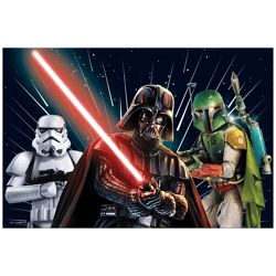 STAR WARS GALAXY - 1 PLASTIC TABLECOVER 120X180cm