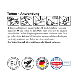 Weihnachten - Tattoo Bogen - Sortiment