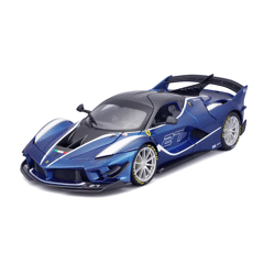Bburago 18-16012B - 1:18 Race & Play FXX K Evo blau - Modellauto