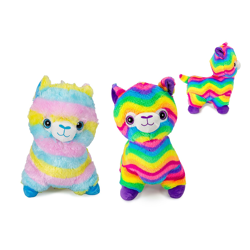 Lama Regenbogen - 2-fach sortiert - Plüsch 40 cm