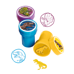 Dino - Selbstfärbende Stempel - 8er Display