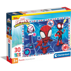 30 Teile Puzzle Supercolor - Spidey und seine Freunde
