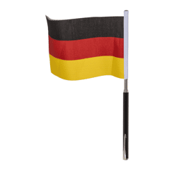 Deutschland Ausziehbare Flagge - 25er Display - 25 cm