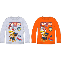 Paw Patrol - Langarm T-Shirt für Jungs grau / orange - 2-fach sortiert - 98-128 cm