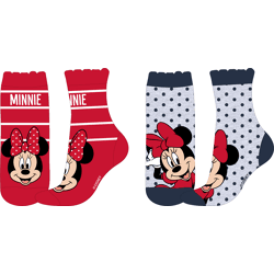 Minnie Mouse - Socken für Mädchen - 2-fach sortiert - 23-34 cm