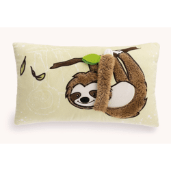 Kissen Faultier Slobby 43x25cm GREEN