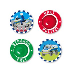 POLIZEI - Muffinaufleger   12  Stk