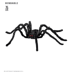 RIESIGE HAARIGE SPINNE BIEGBAR 75 cm