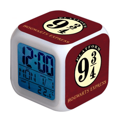 LED Wecker (digital - leuchtend)  Harry Potter 037 Mehrfarbig