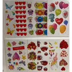 Dekosticker 10 Bögen