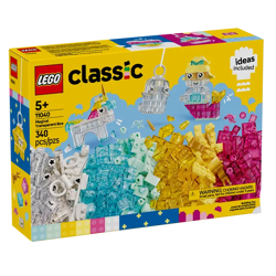 LEGO® Classic 11040 - Zauberbox mit durchsichtigen Steinen (340 Teile)