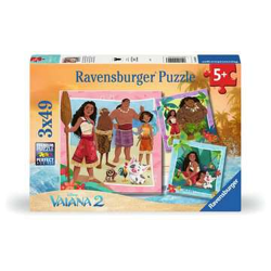 Disney Vaiana 2 Auf, zu neuen Abenteuern - Puzzle 3x49 Teile