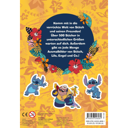 Disney Stitch: Superstarker Sticker- und Malspaß