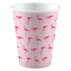 Flamingo Paradise - 8 Becher 250 ml