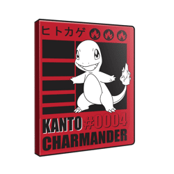 Pokemon Charmander 9 Pocket Portfolio