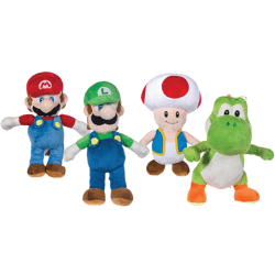 Nintendo Super Mario Mix - 4-fach sortiert - Plüschfigur 40-46 cm