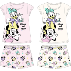 Minnie Mouse - Pyjama mit Daisy Duck für Mächen - 2-fach sortiert - 104-134 cm