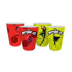 Miraculous / Ladybug - Trinkbecher 4er Set 300ml
