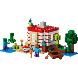 LEGO® Minecraft™ 21275 - Das TNT-Dschungelhaus (287 Teile)