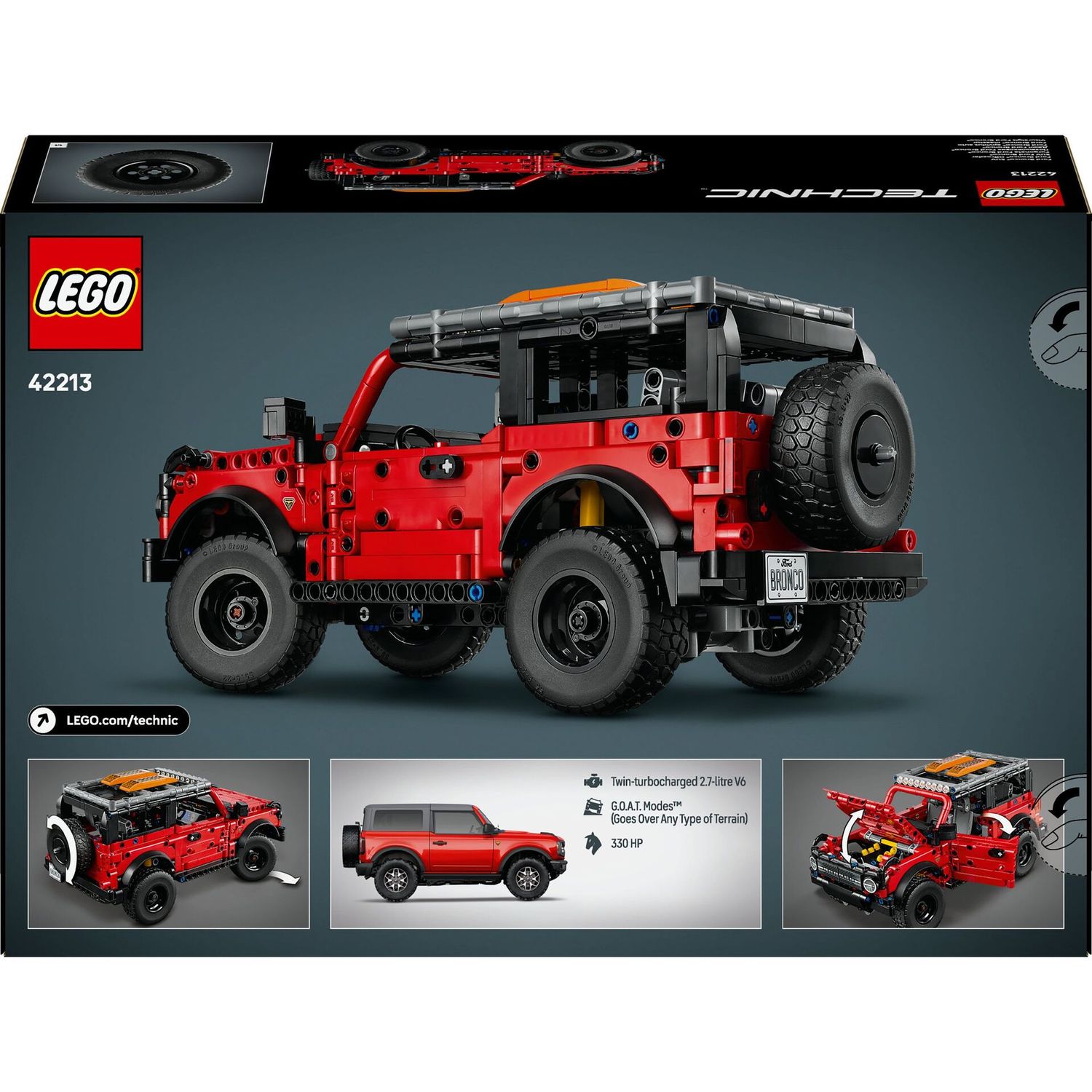 LEGO&reg; Technic 42213 - Ford Bronco&reg; Offroader (943 Teile)
