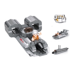 Sluban M38-B0537F - ARMY Jet-Boot 3-in-1 (101 Teile)